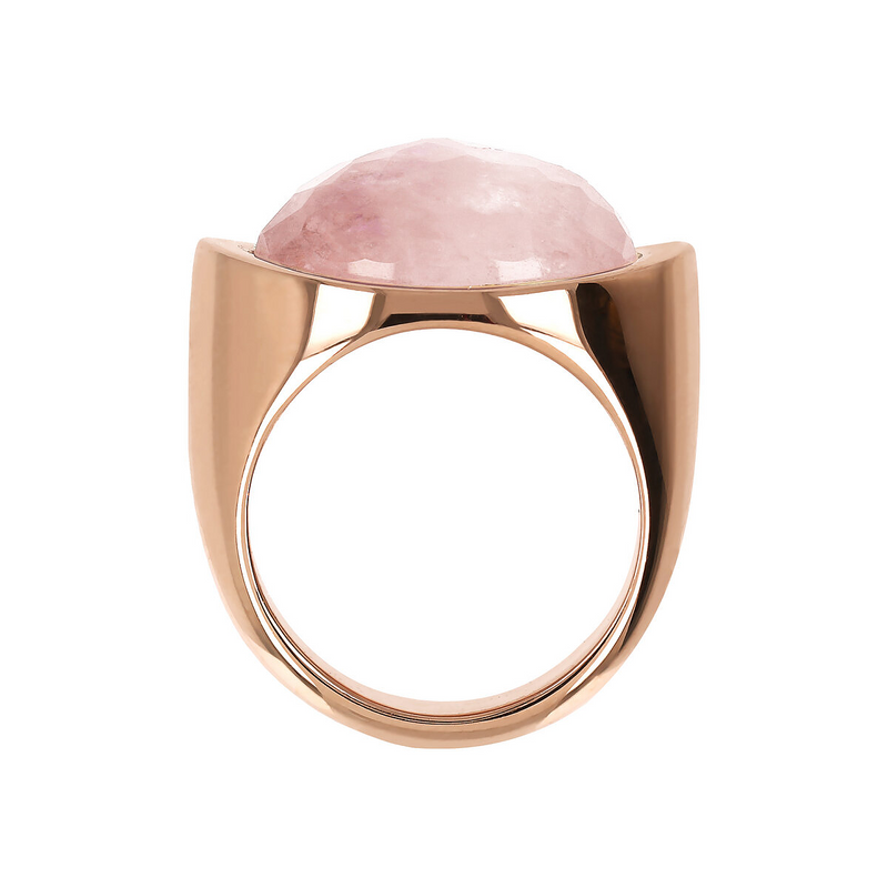 Cocktail Ring with Oval Natural Stone