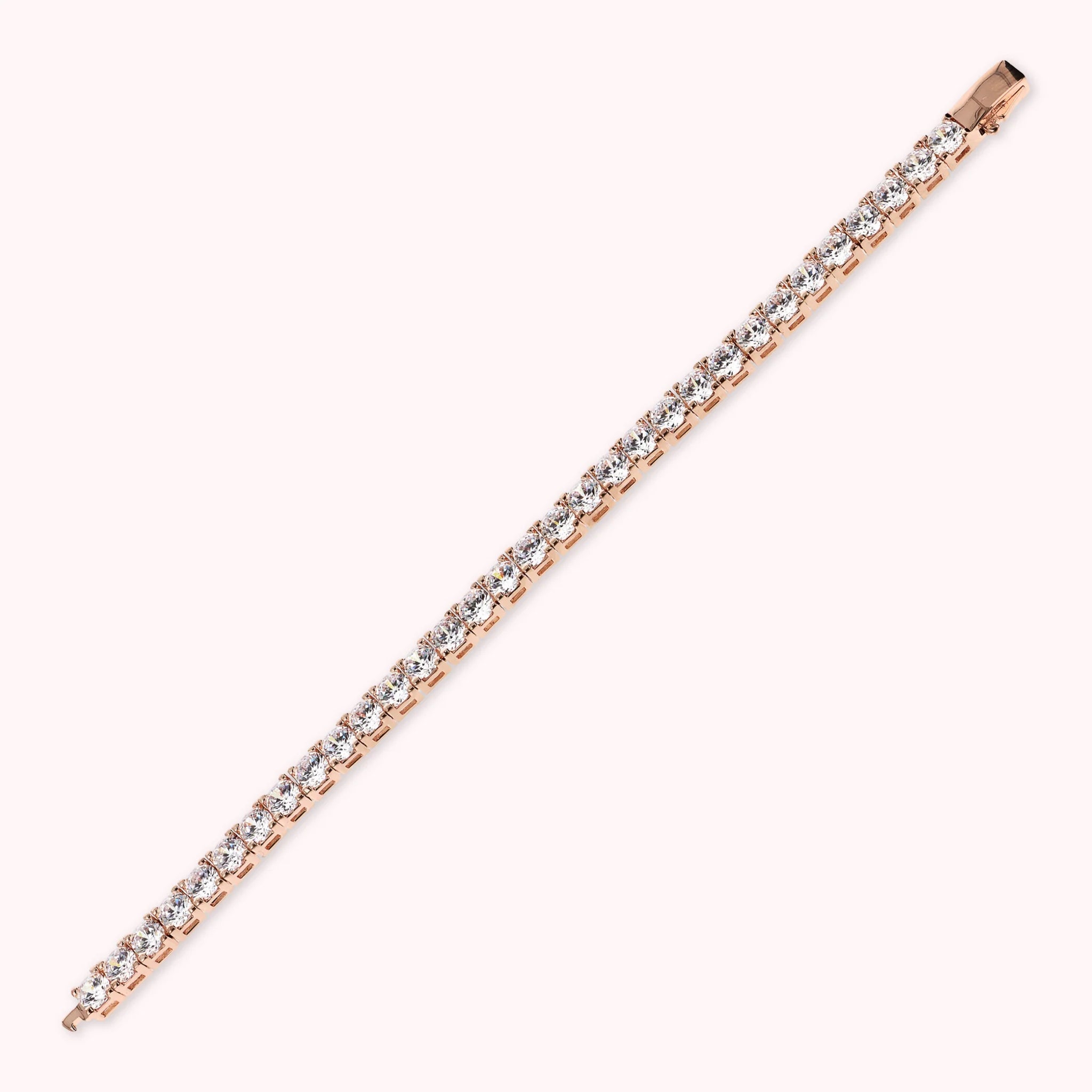 Bracciale Tennis Maxi con Cubic Zirconia Tonde