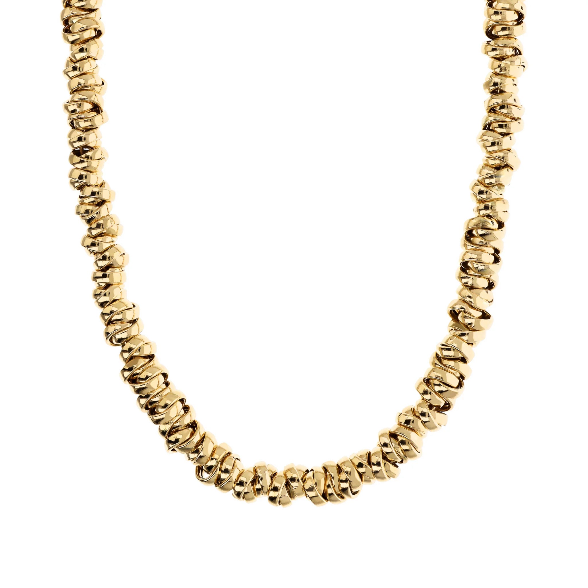 Collana a Maglie Intrecciate Golden