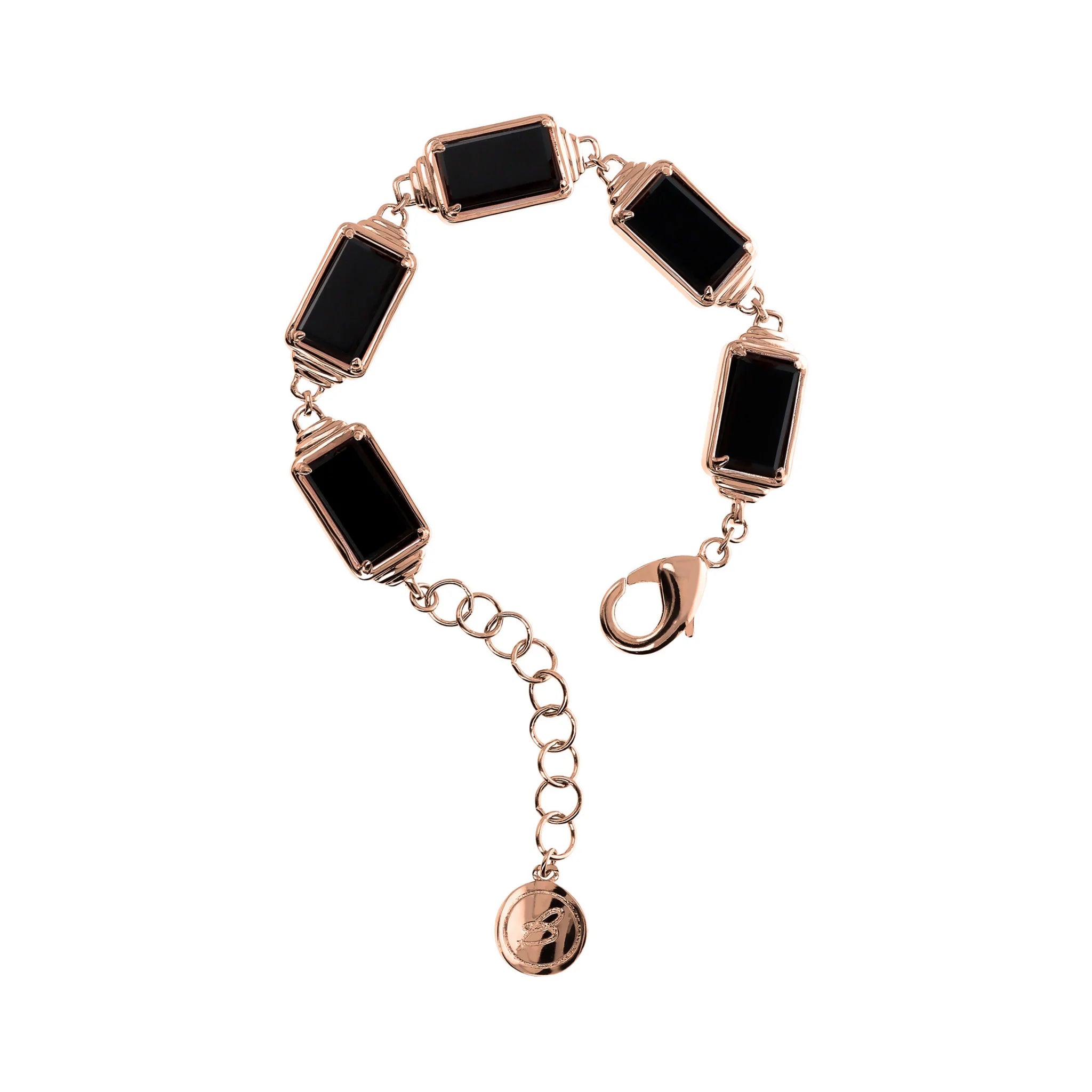 Bracciale con Pietre Naturali Rettangolari