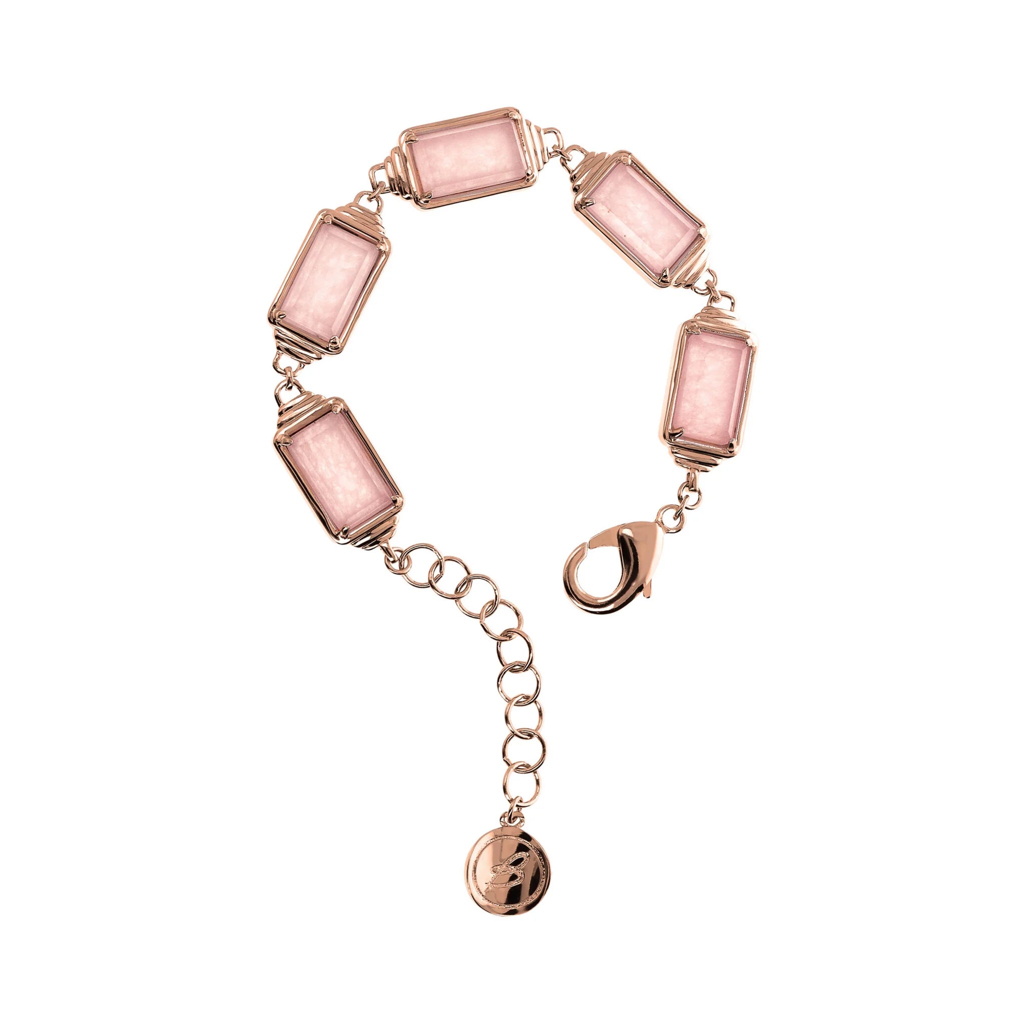 Bracciale con Pietre Naturali Rettangolari