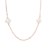 Forzatina Chain Necklace with Etoile in Natural Stone
