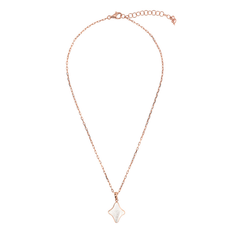Forzatina Chain Necklace with Etoile Pendant in Natural Stone