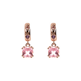 Pendant Earrings with Étoile and Prism Gem