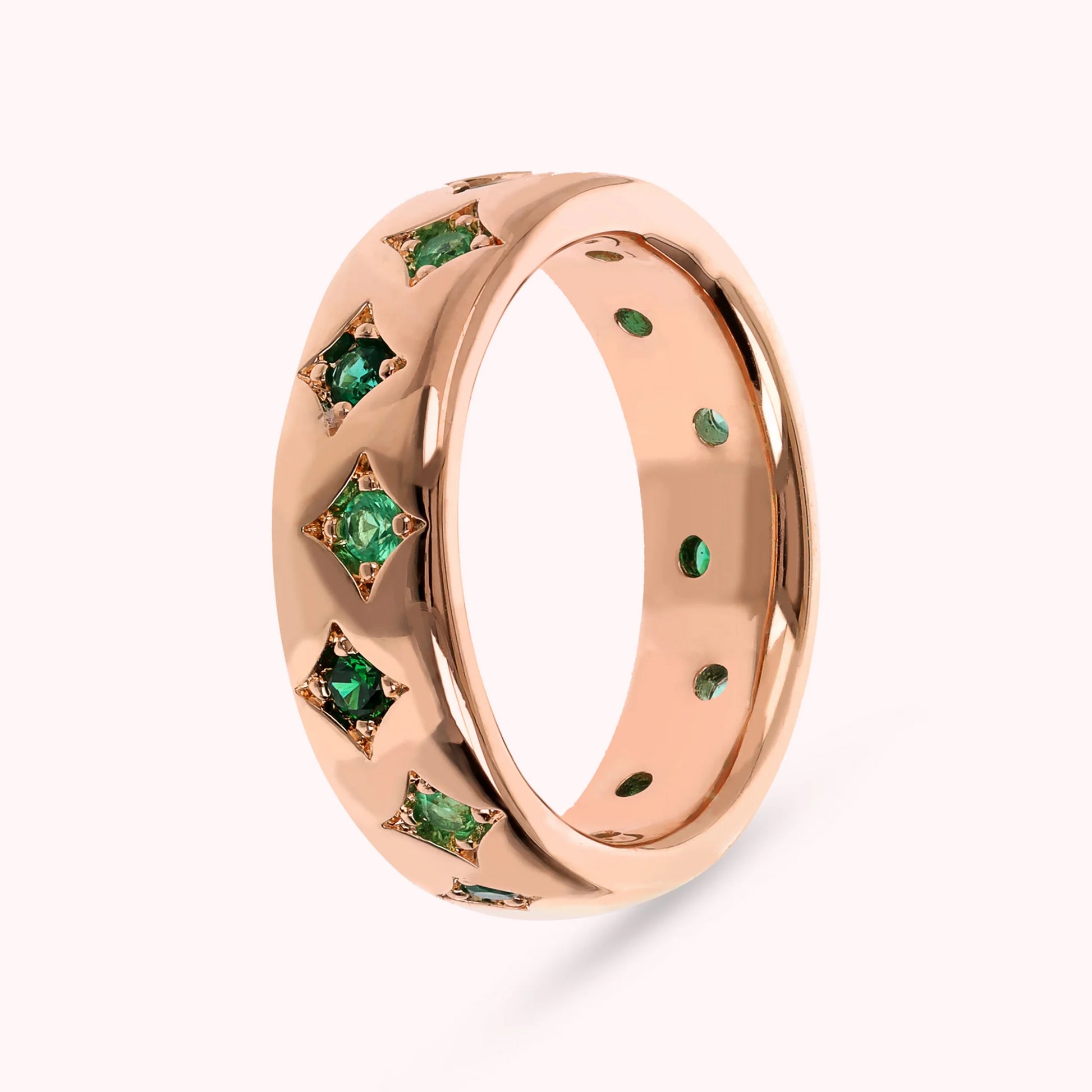 Jonc Étoile avec points de lumière en zircon cubique