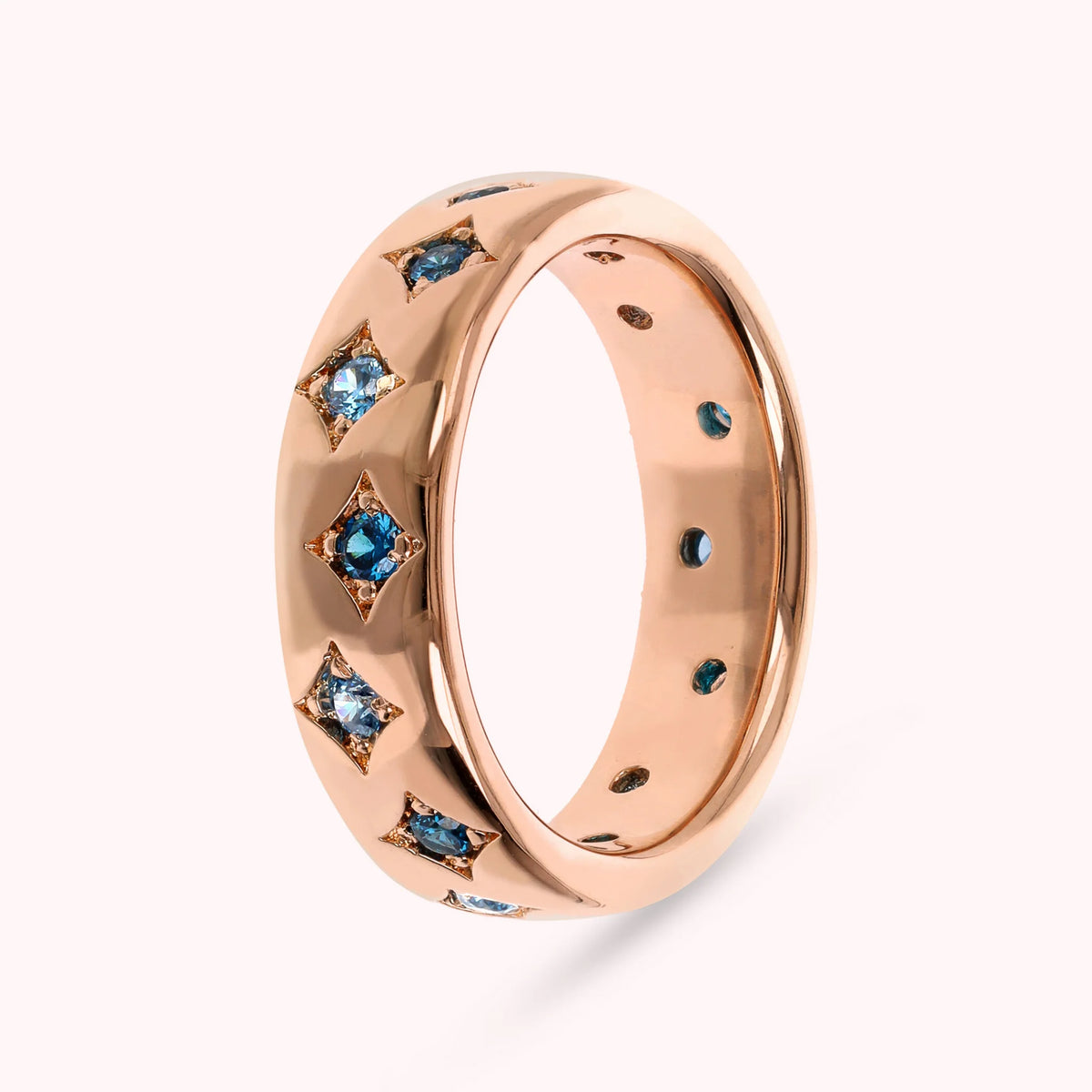 Jonc Étoile avec points de lumière en zircon cubique