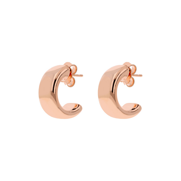 Semicircle Stud Earrings