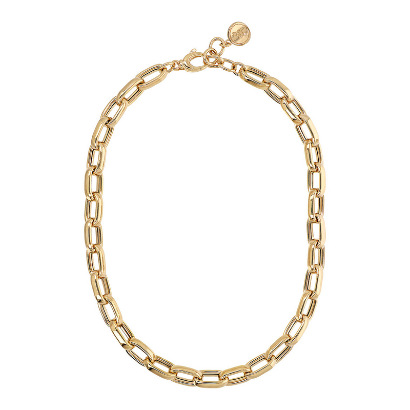 Goldene Maxi-Ketten-Halskette