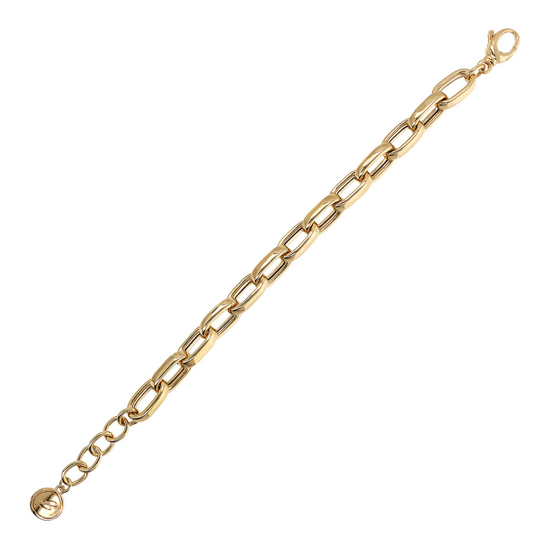 Bracelet chaîne maxi doré Forzatina