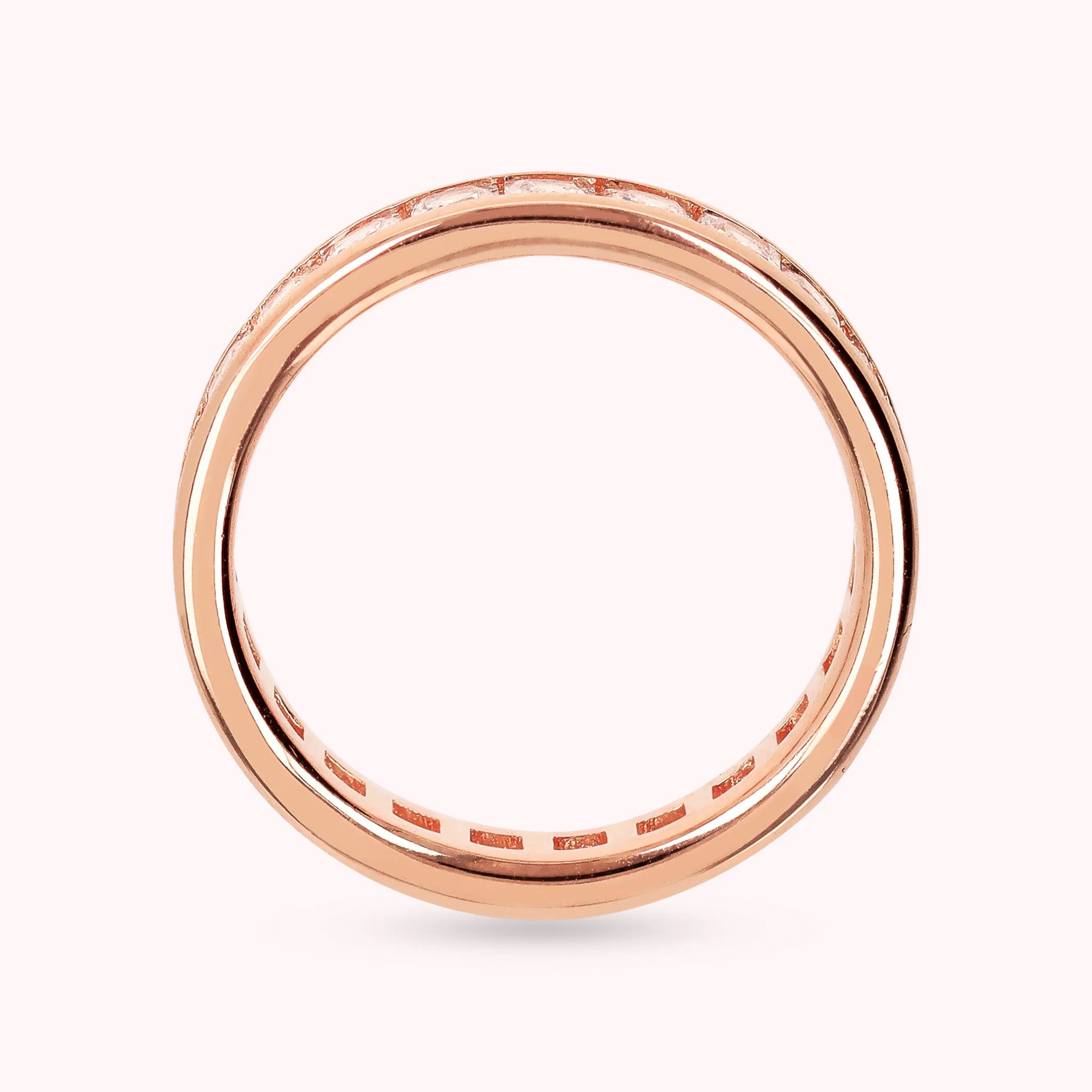 Verlobungsring mit quadratisch geschliffenem Princess Cubic Zirkonia  