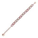 Grumetta Chain Bracelet with Cubic Zirconia Pavé