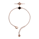 Forzatina Chain Bracelet and Reversible Étoile Pendant with Enamel and Light Point in Cubic Zirconia