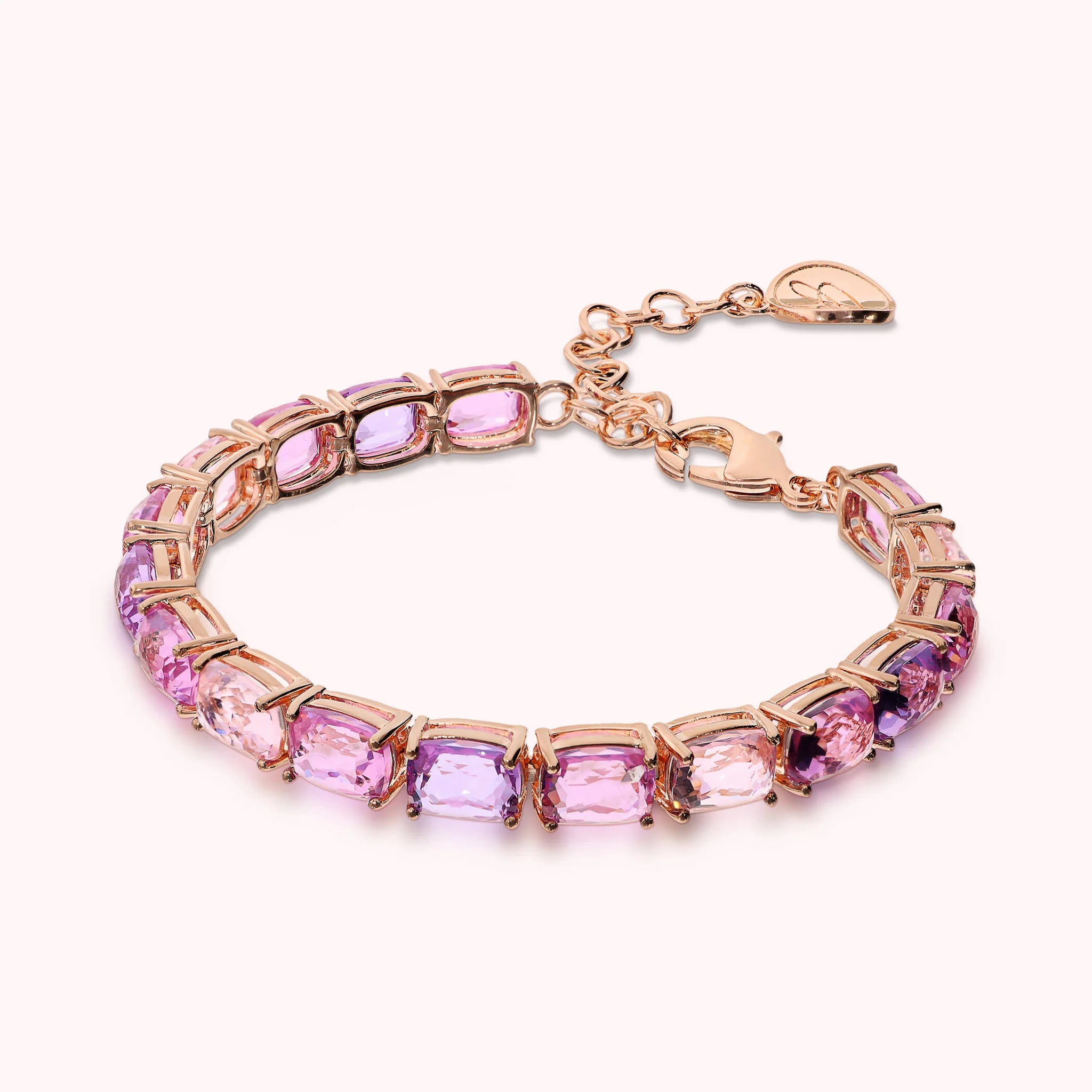 Bracciale Essentiel Tennis con Prisma Gem Taglio Mosaico