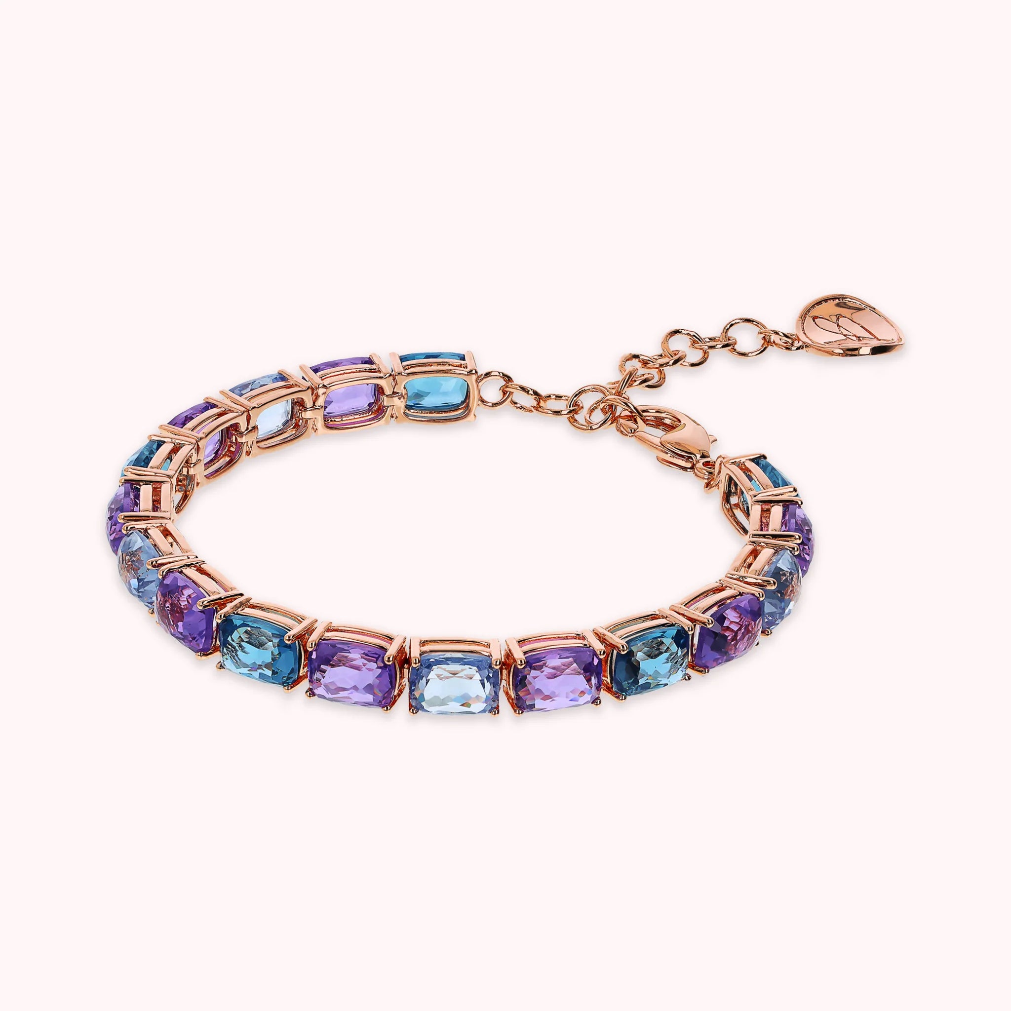 Bracciale Essentiel Tennis con Prisma Gem Taglio Mosaico