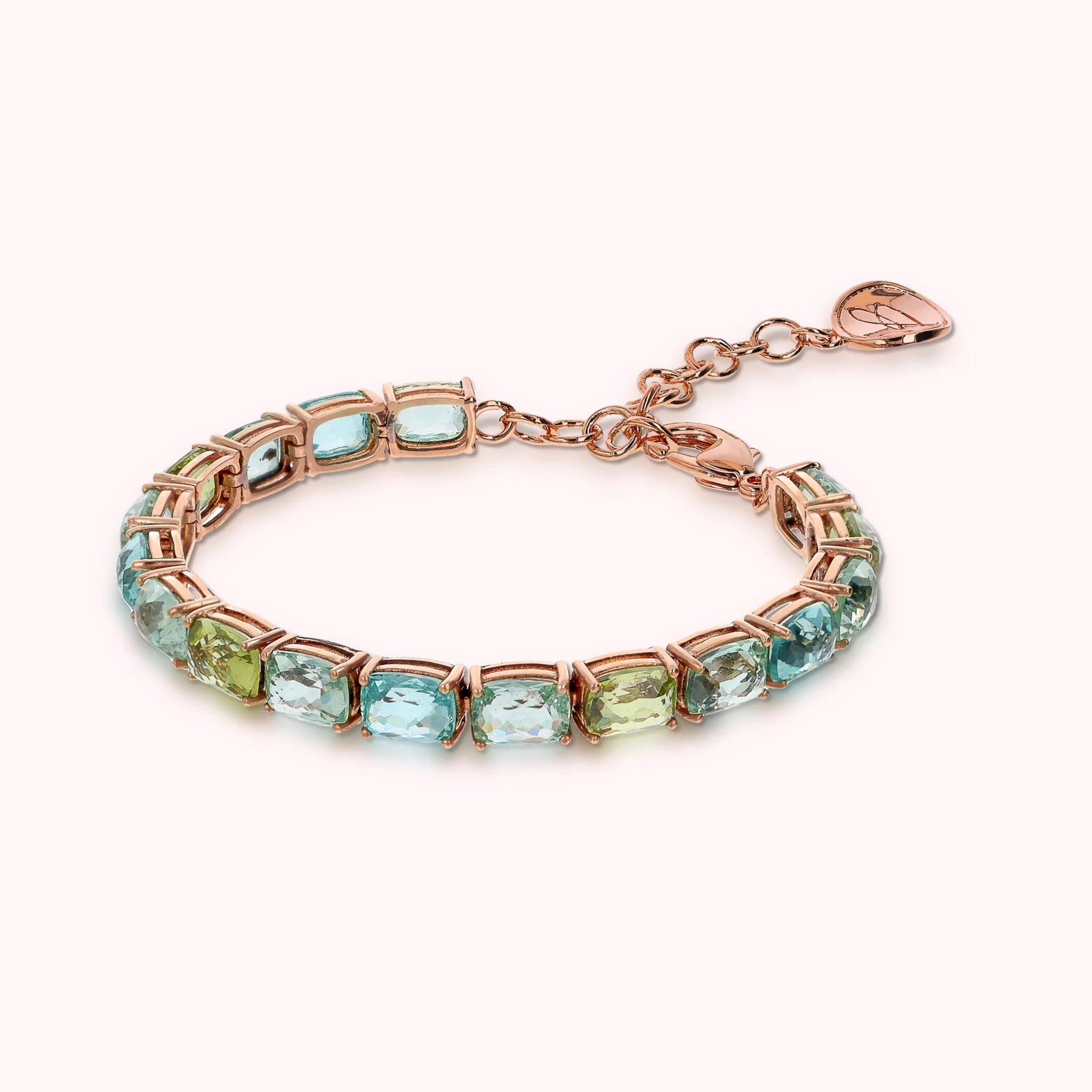 Bracciale Essentiel Tennis con Prisma Gem Taglio Mosaico