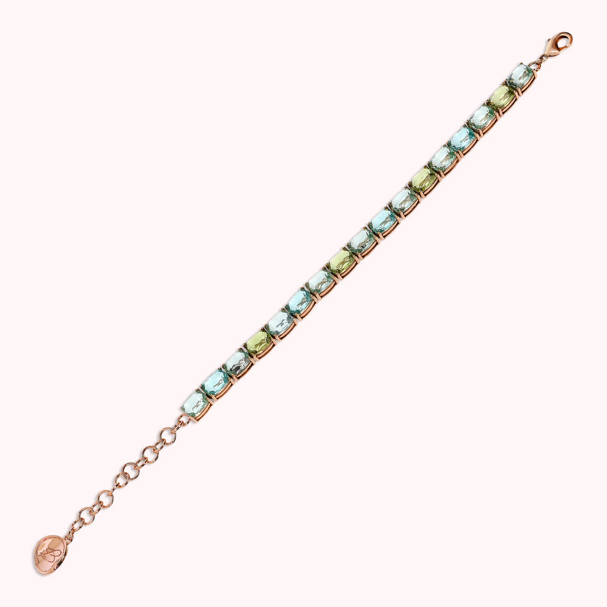 Bracciale Essentiel Tennis con Prisma Gem Taglio Mosaico