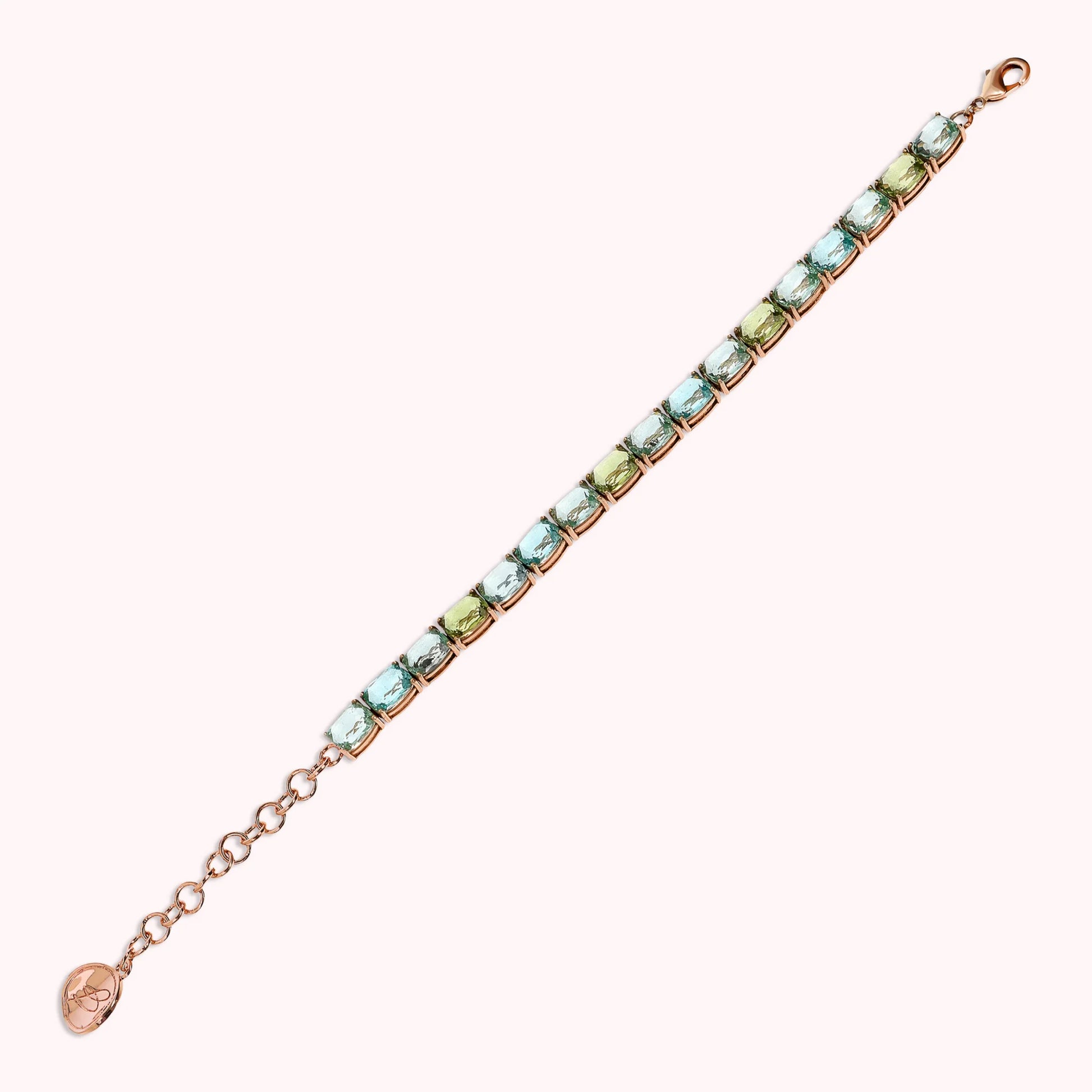 Bracciale Essentiel Tennis con Prisma Gem Taglio Mosaico