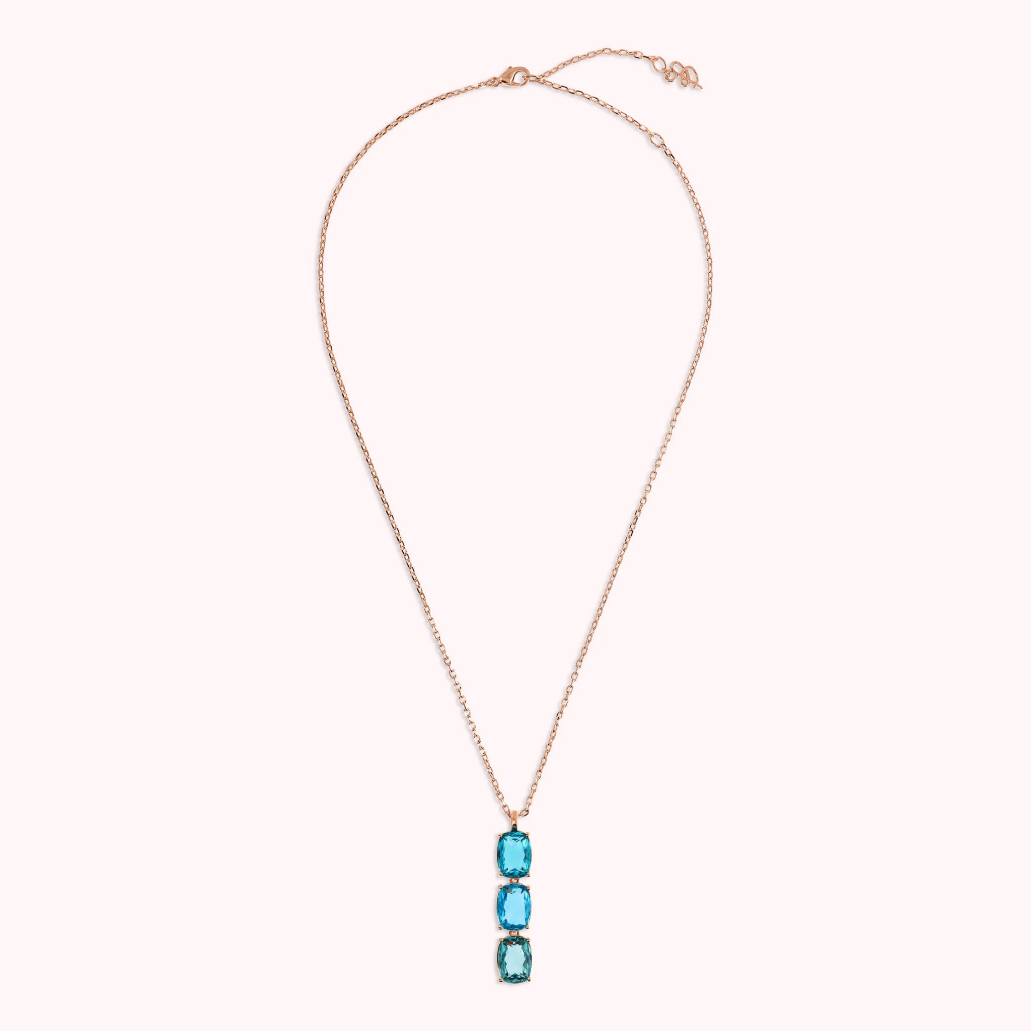 Collana Essentiel Trilogy con Prisma Gem Taglio Mosaico