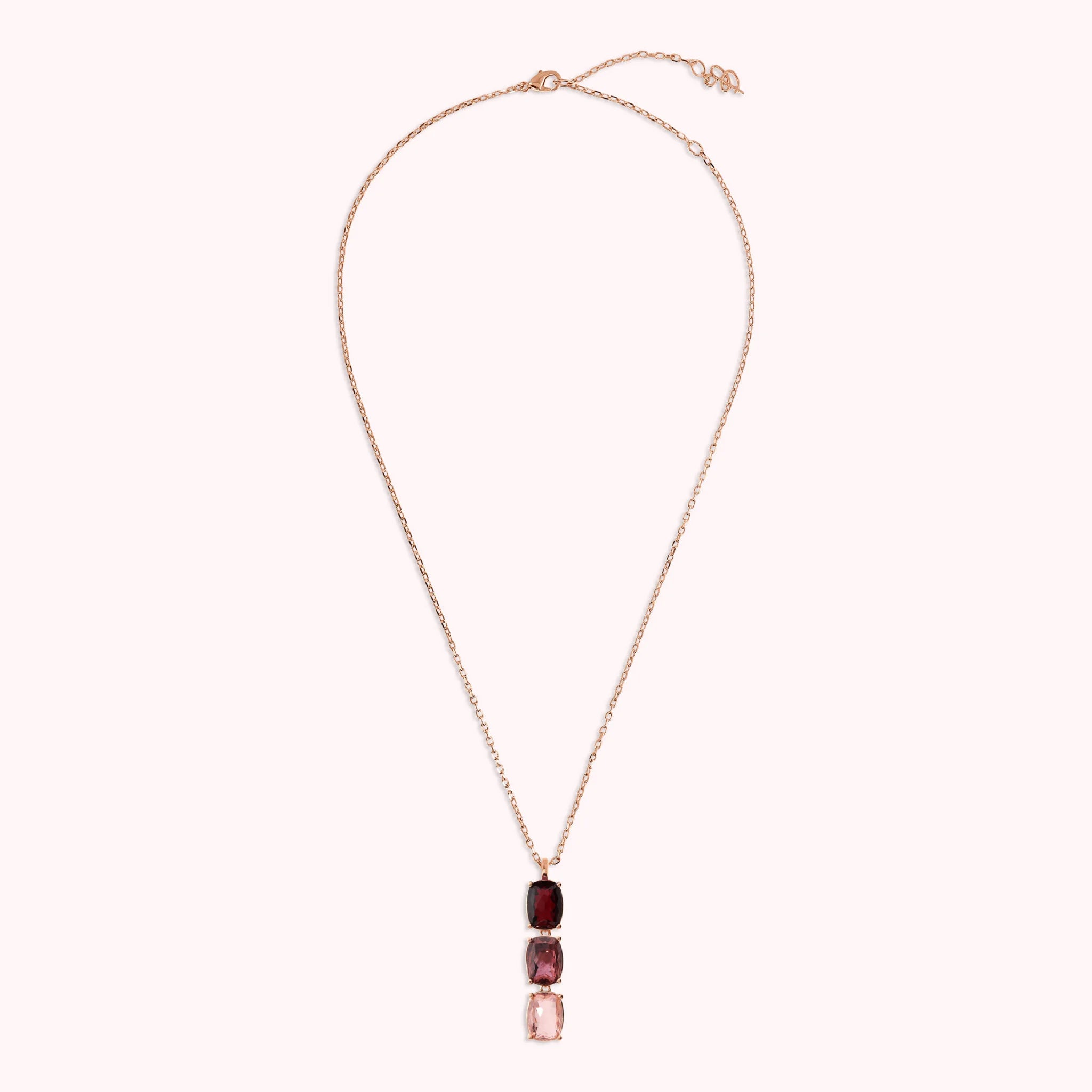 Collana Essentiel Trilogy con Prisma Gem Taglio Mosaico