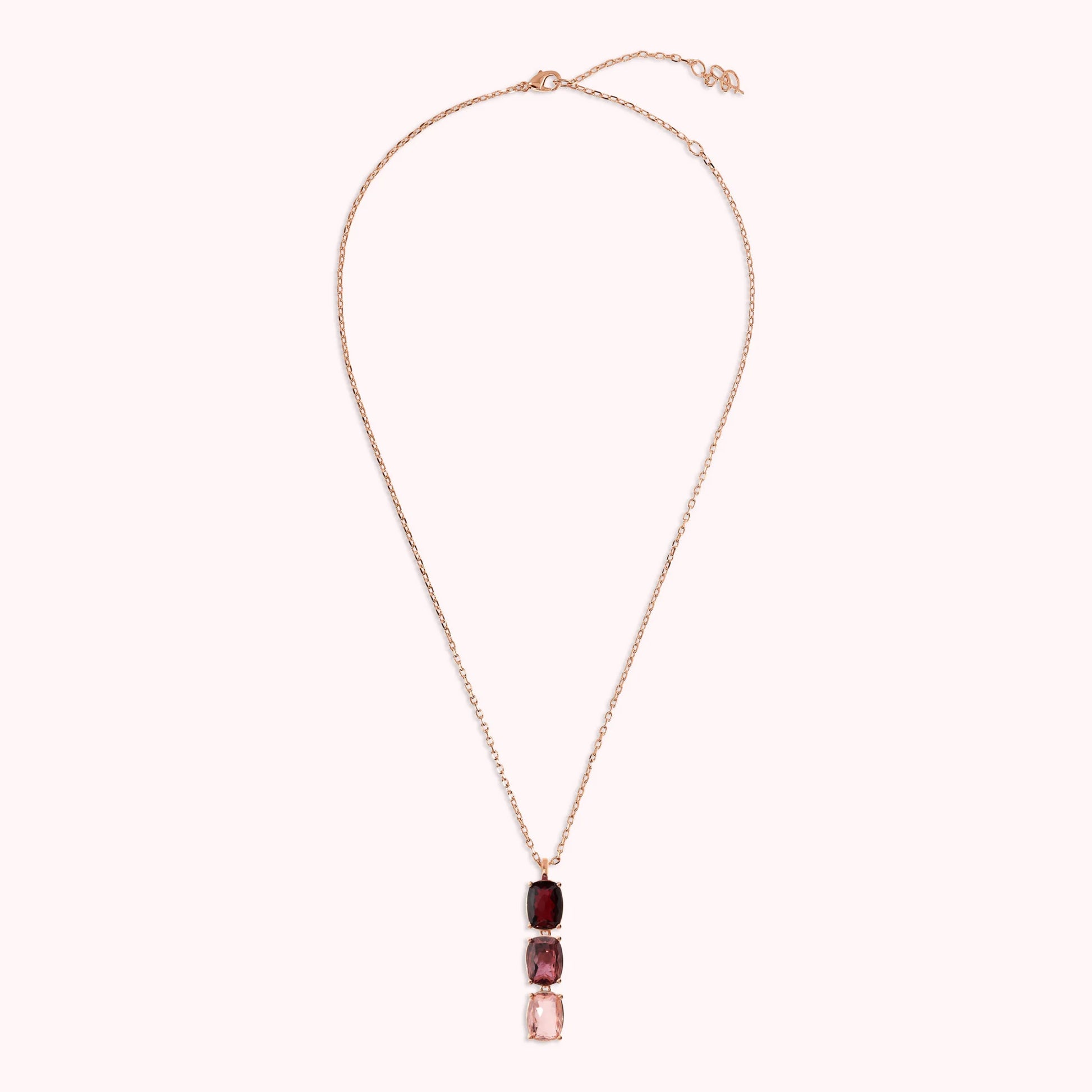 Collana Essentiel Trilogy con Prisma Gem Taglio Mosaico