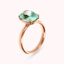 Cocktail Ring with Prism Gem Rectangular Mosaic Cut