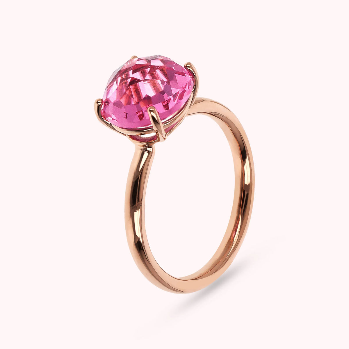 Bague de cocktail avec pierres rondes Prism Mosaic Cut
