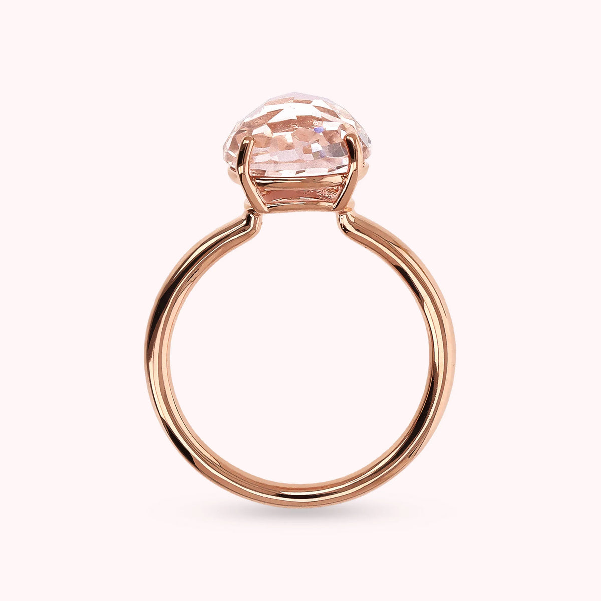 Bague de cocktail avec pierres rondes Prism Mosaic Cut