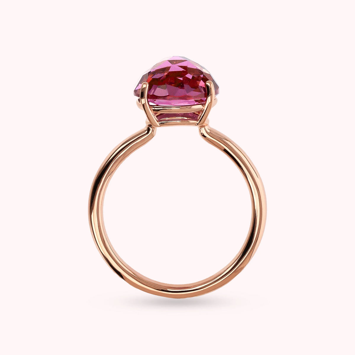 Bague de cocktail avec pierres rondes Prism Mosaic Cut