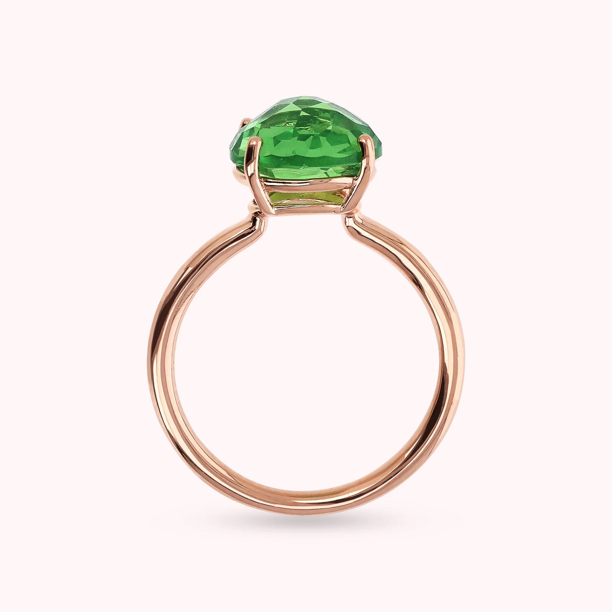 Anello Essentiel Cocktail con Prisma Gem Tonda Taglio Mosaico