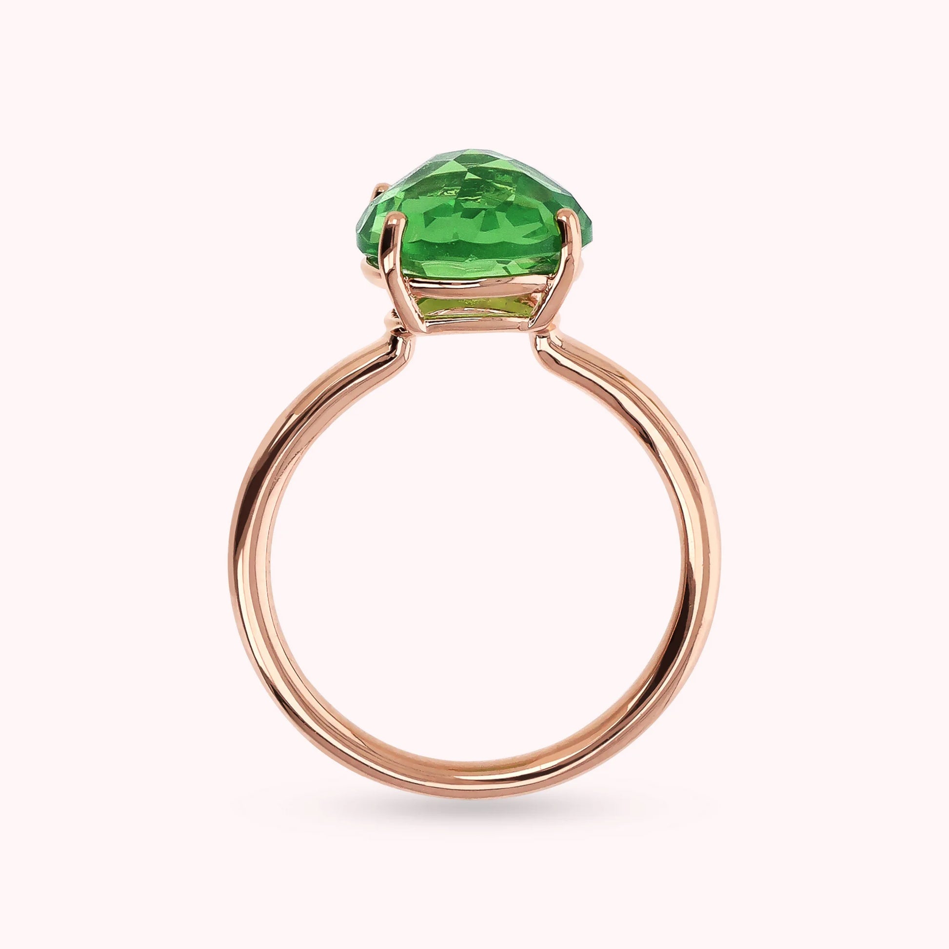 Anello Essentiel Cocktail con Prisma Gem Tonda Taglio Mosaico