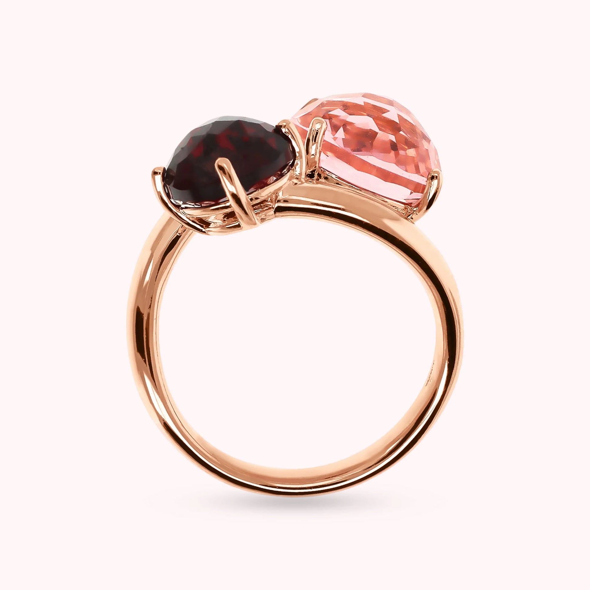 Bague Contrarié avec mosaïque Prism Gem Cut