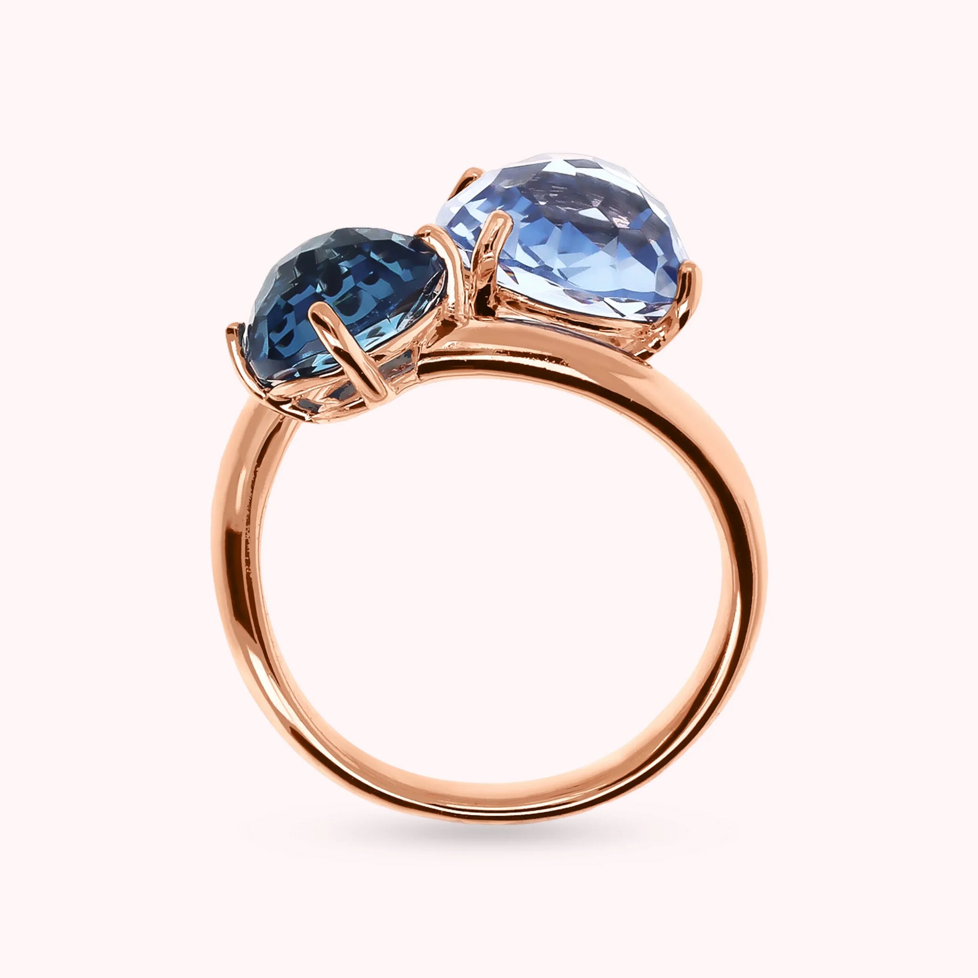 Bague Contrarié avec mosaïque Prism Gem Cut