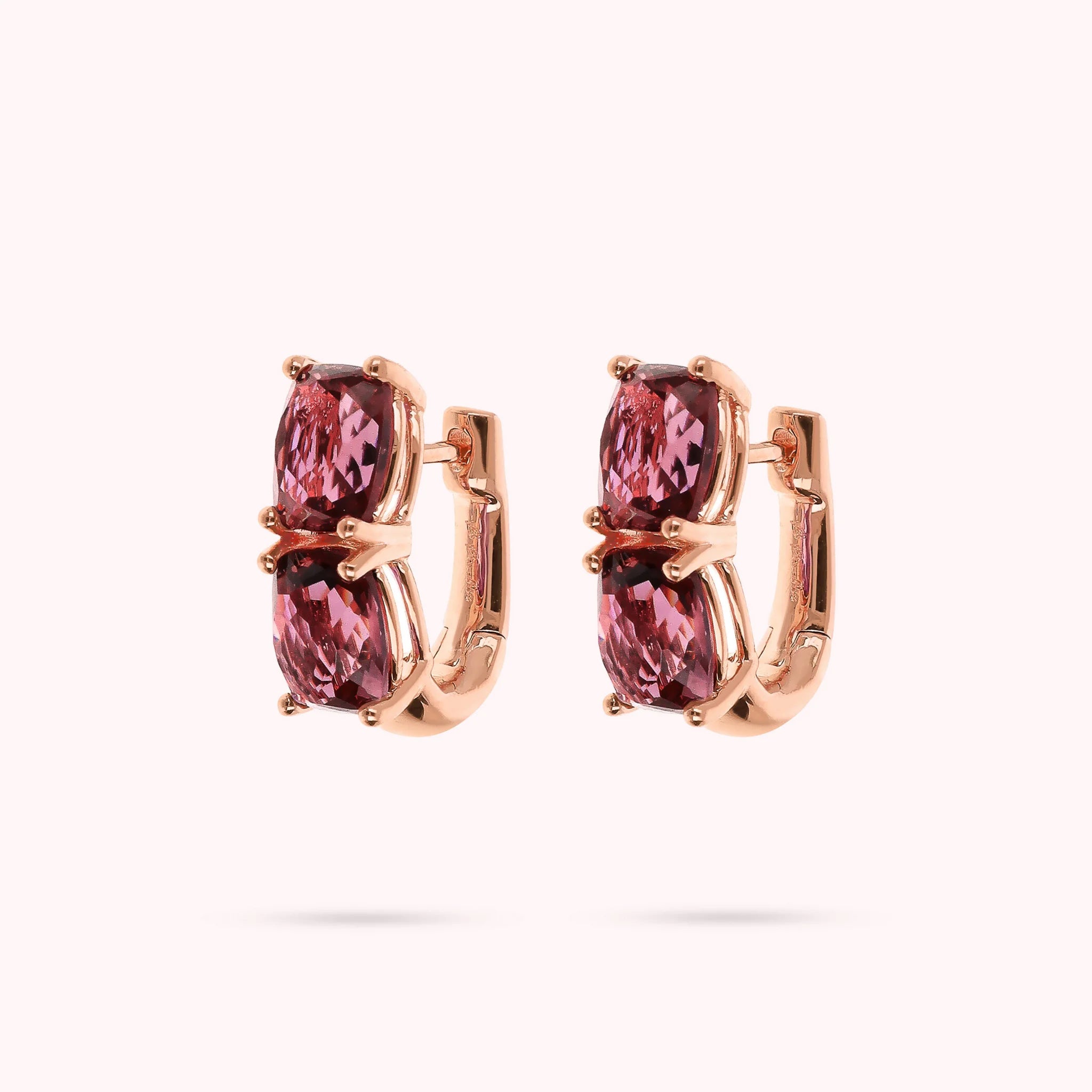 Orecchini Essentiel con Doppia Prisma Gem Taglio Mosaico