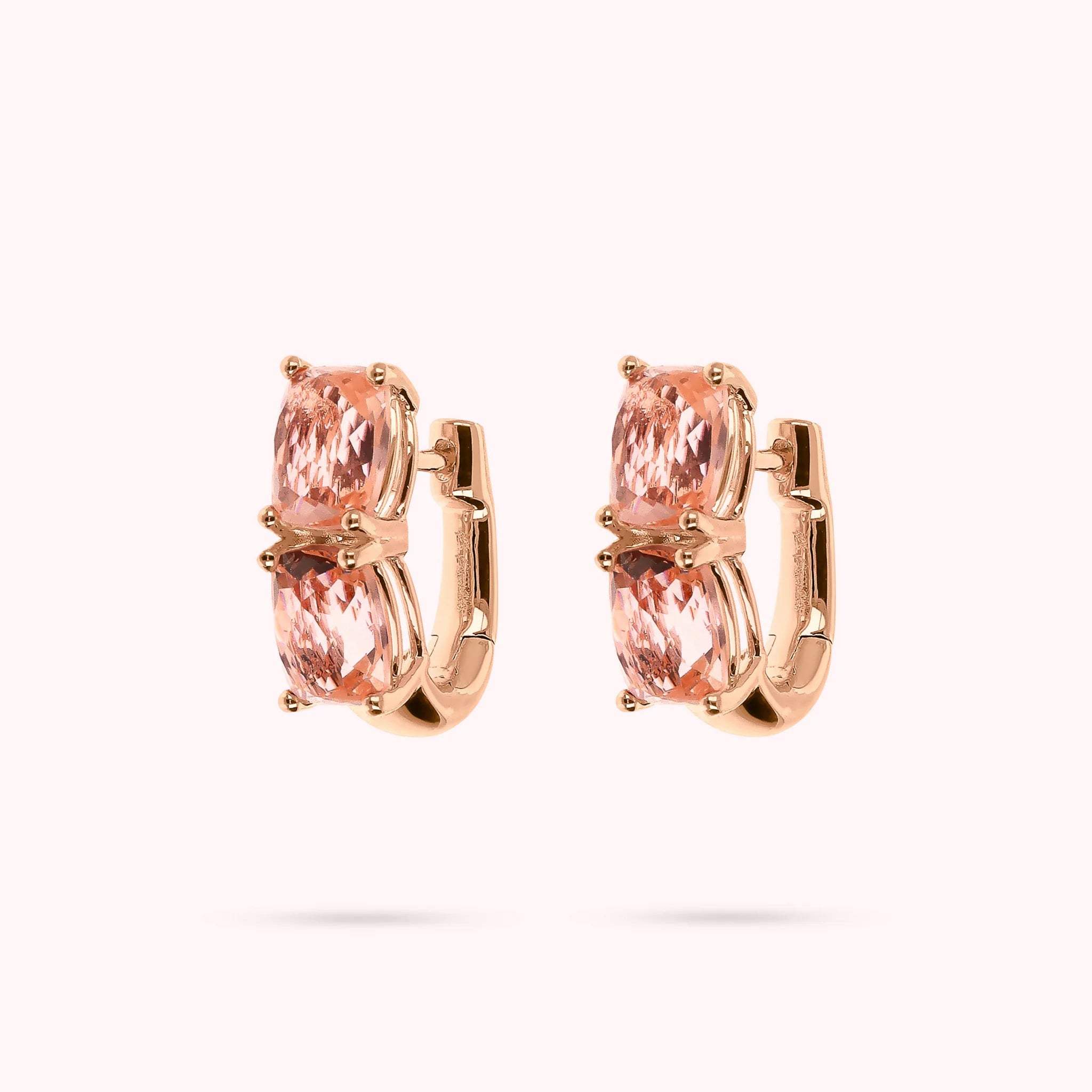 Orecchini Essentiel con Doppia Prisma Gem Taglio Mosaico
