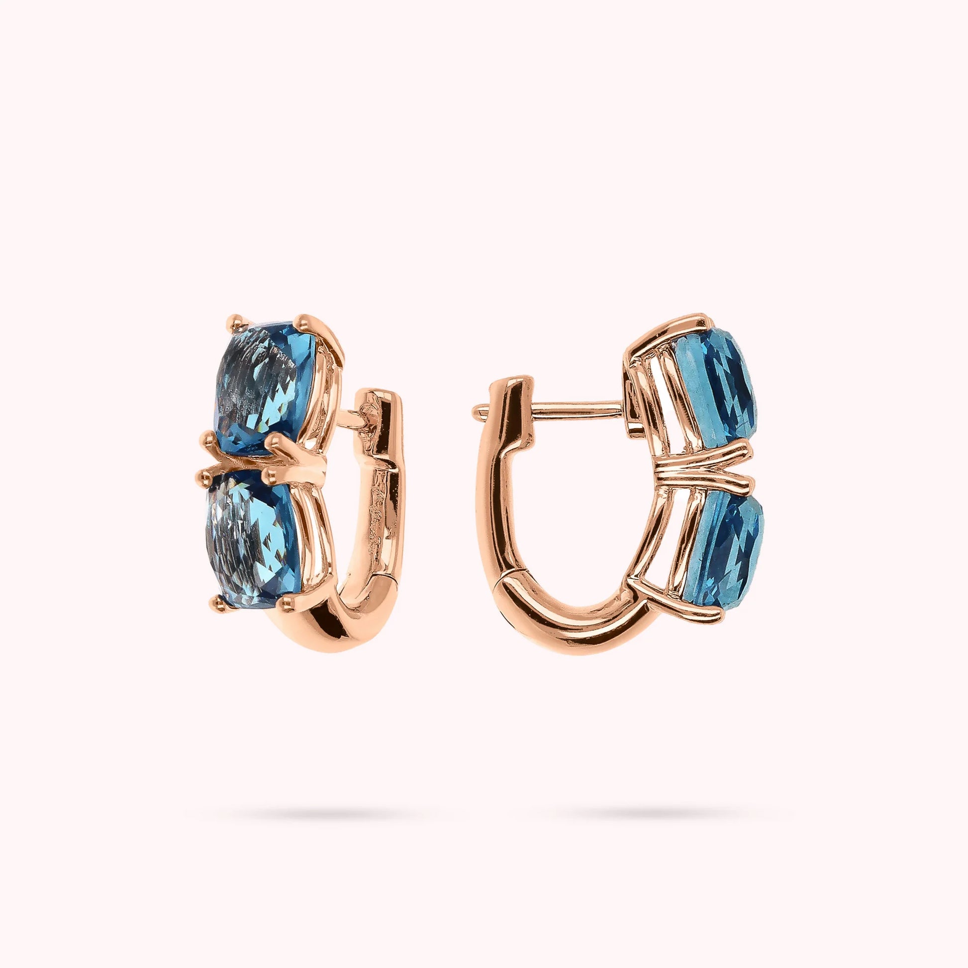 Orecchini Essentiel con Doppia Prisma Gem Taglio Mosaico