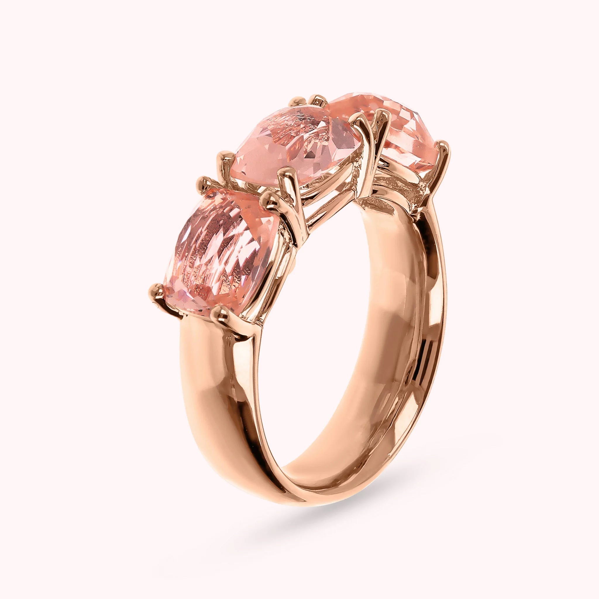 Anello Essentiel Riviera con Prisma Gem Taglio Mosaico