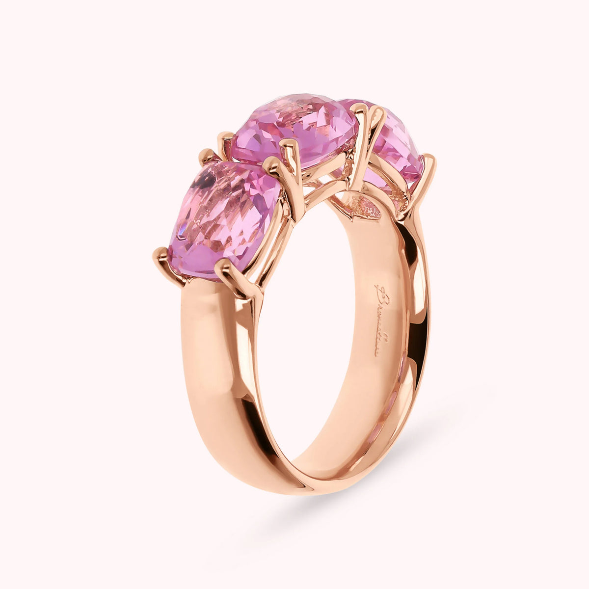 Riviera Ring with Prism Gem Cut Mosaic