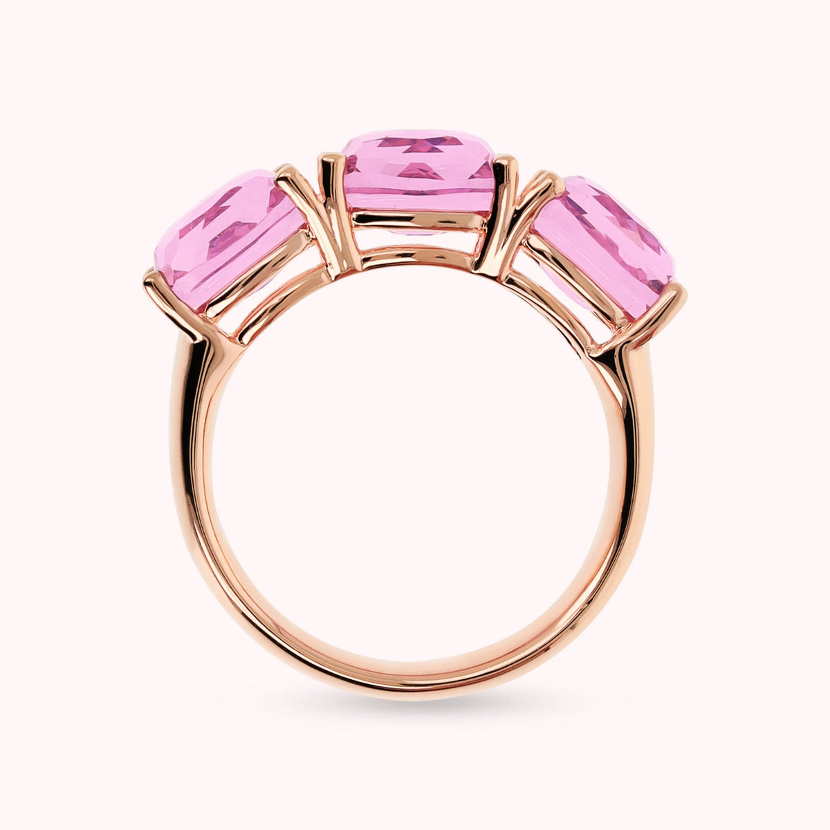 Riviera Ring with Prism Gem Cut Mosaic