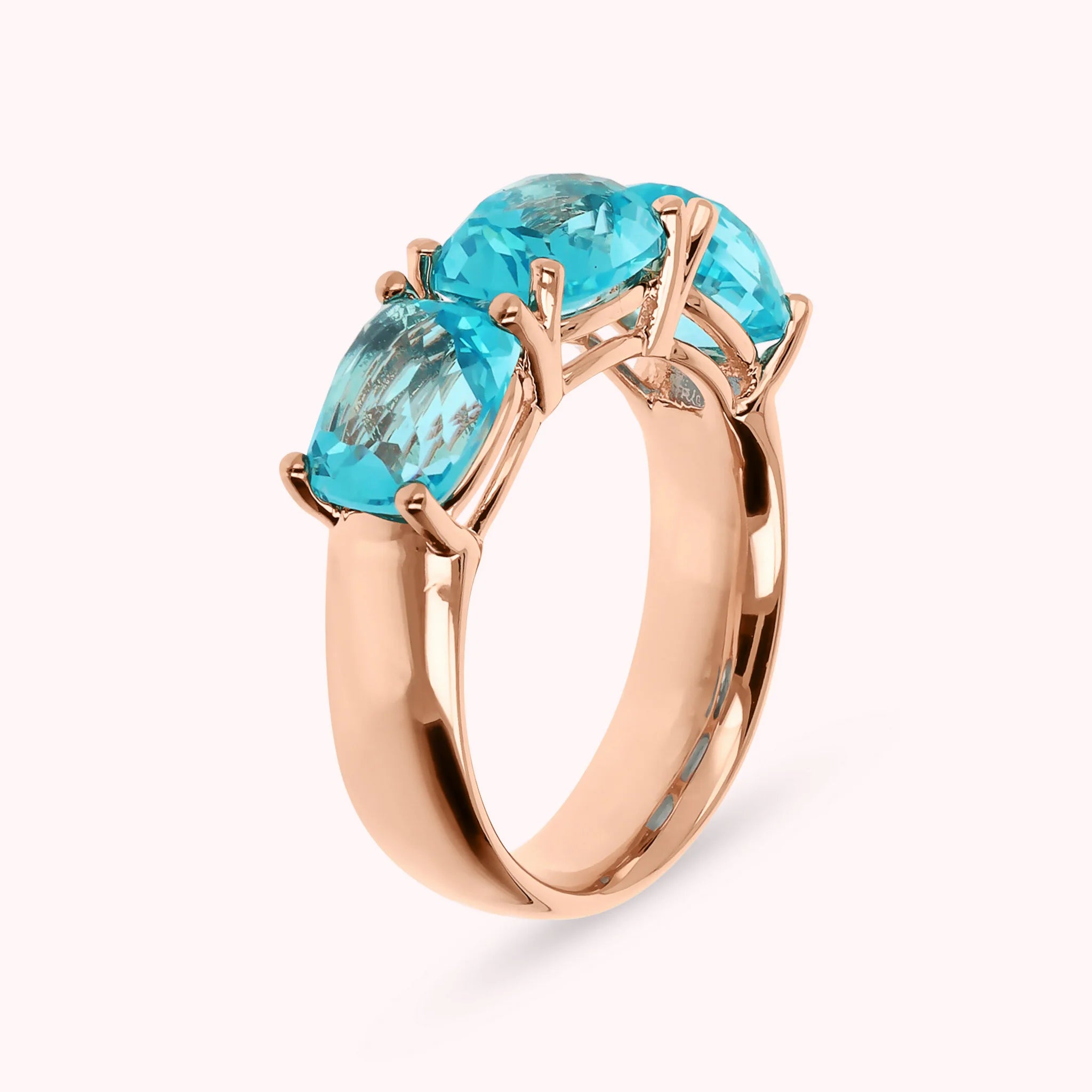 Anello Essentiel Riviera con Prisma Gem Taglio Mosaico