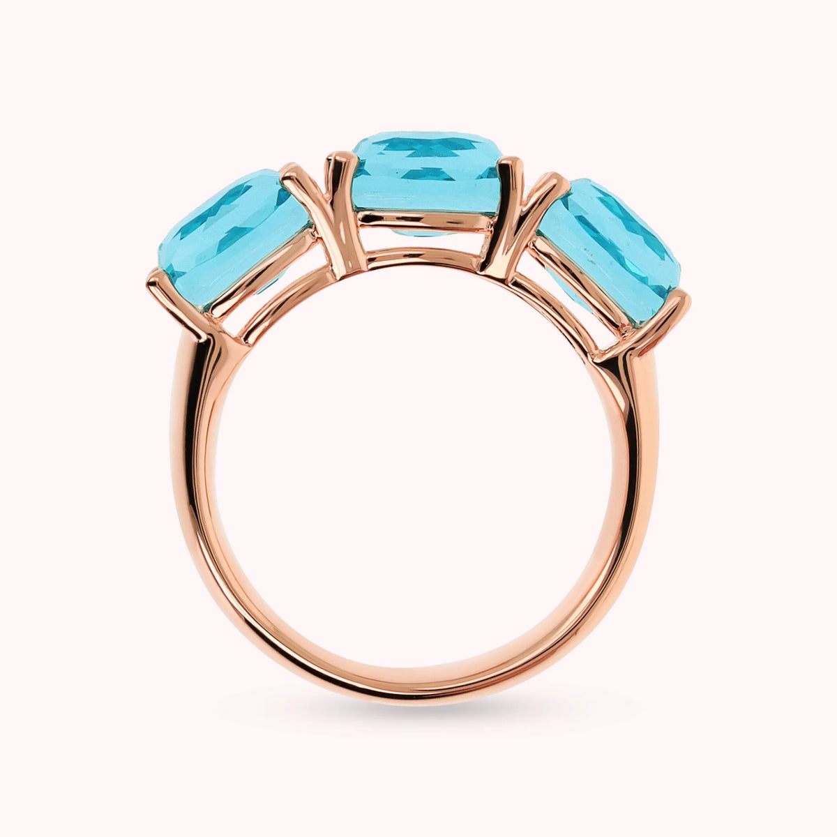 Riviera Ring with Prism Gem Cut Mosaic