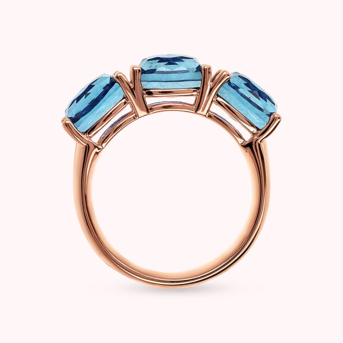 Riviera Ring with Prism Gem Cut Mosaic