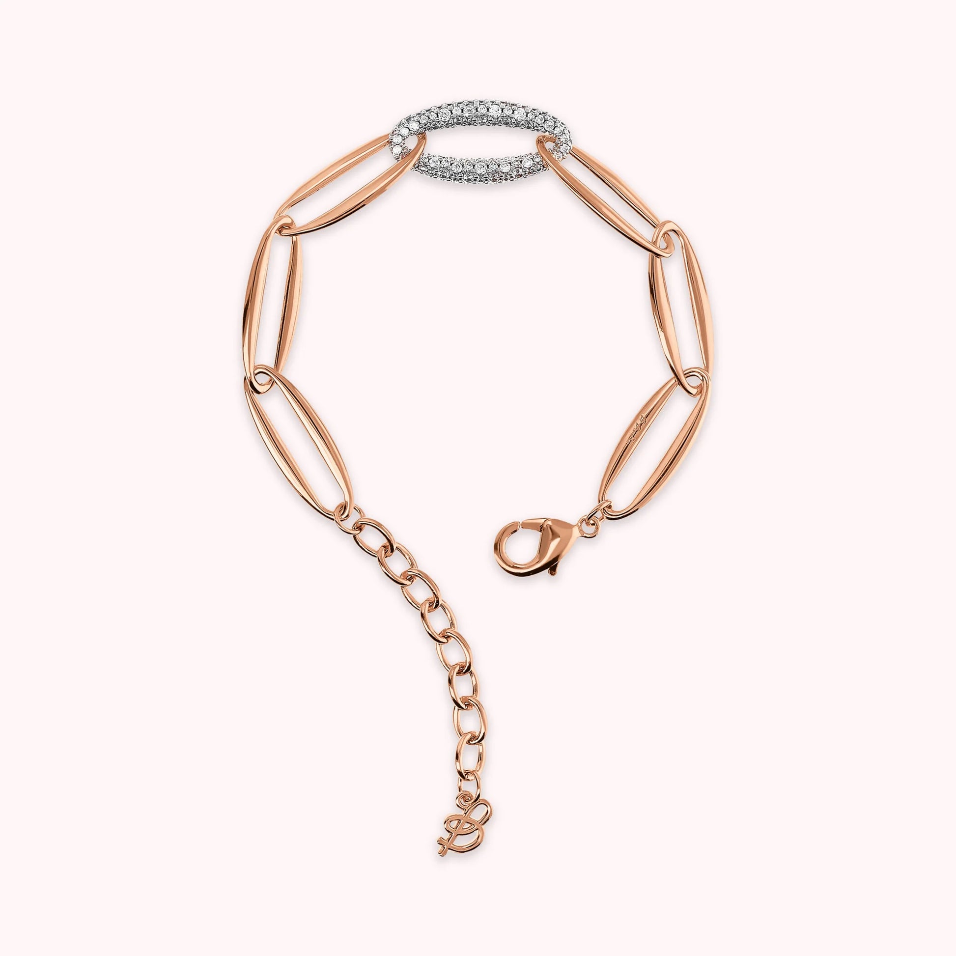 Marquise mesh bracelet and Cubic Zirconia pavé element