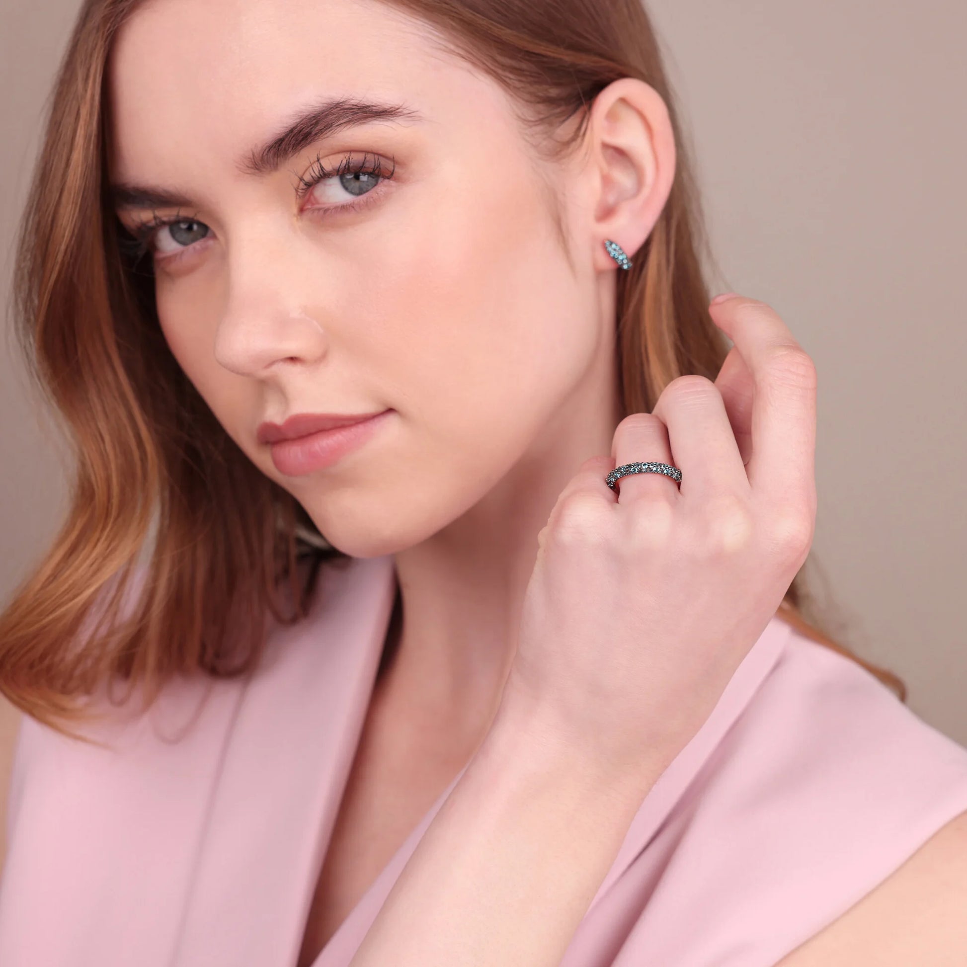 Ring mit Cubic Zirconia Pavé