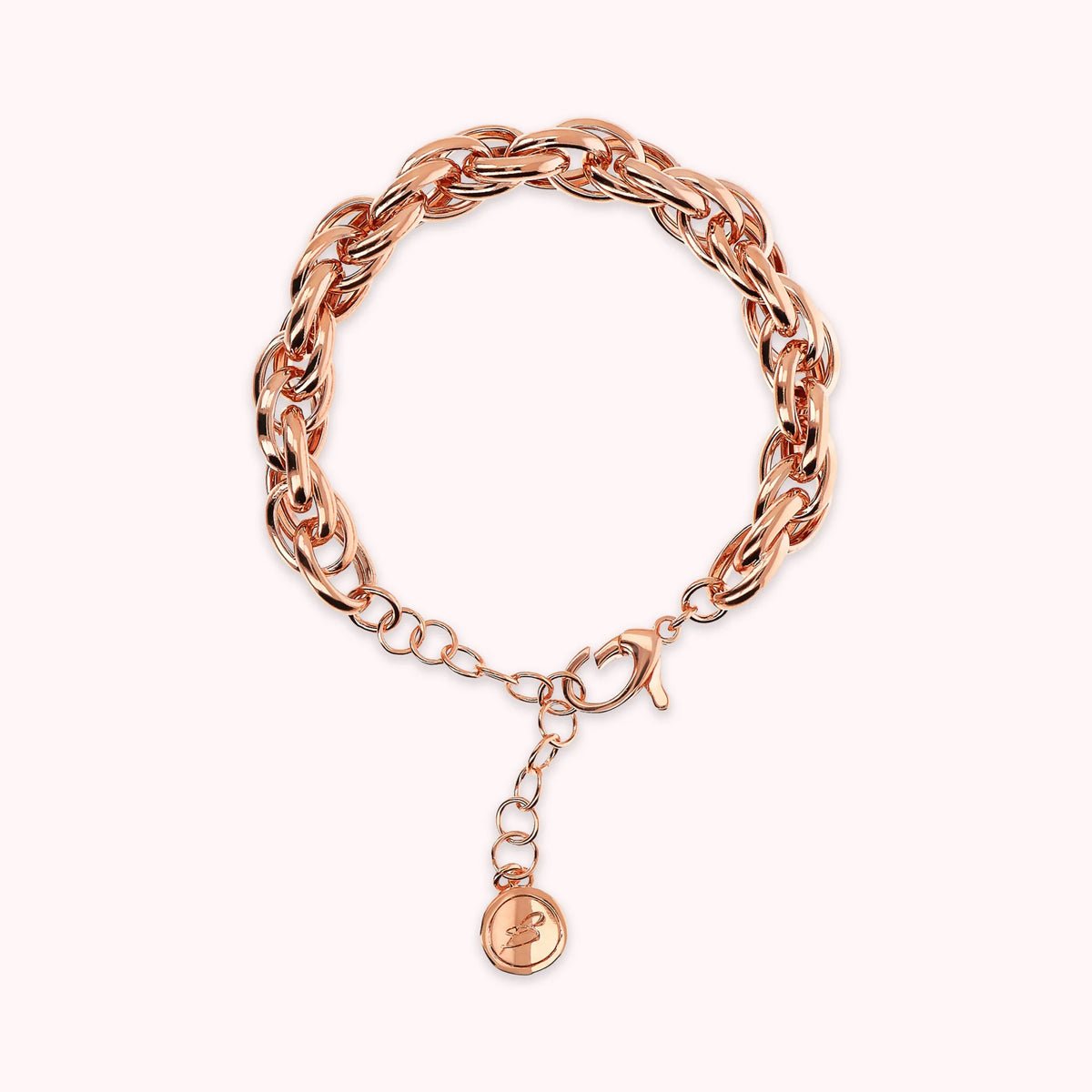 Bracciale Maglie Ovali Intrecciate