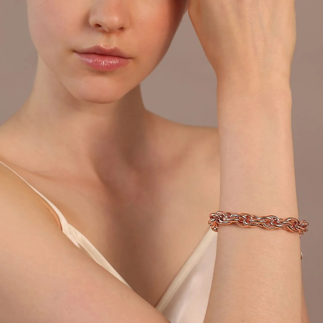 Geflochtenes ovales Maschenarmband