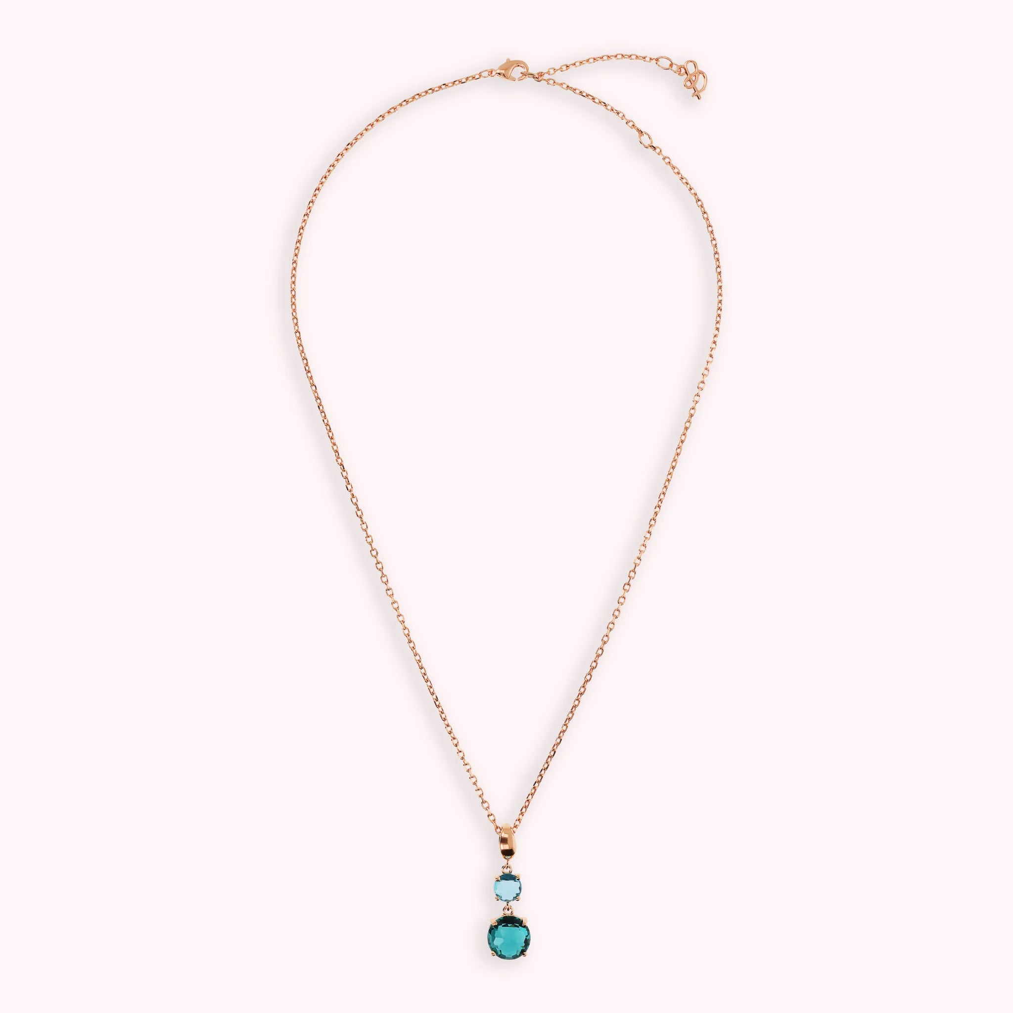 Collana Essentiel con Pendente in Prisma Gem Tonde Graduate