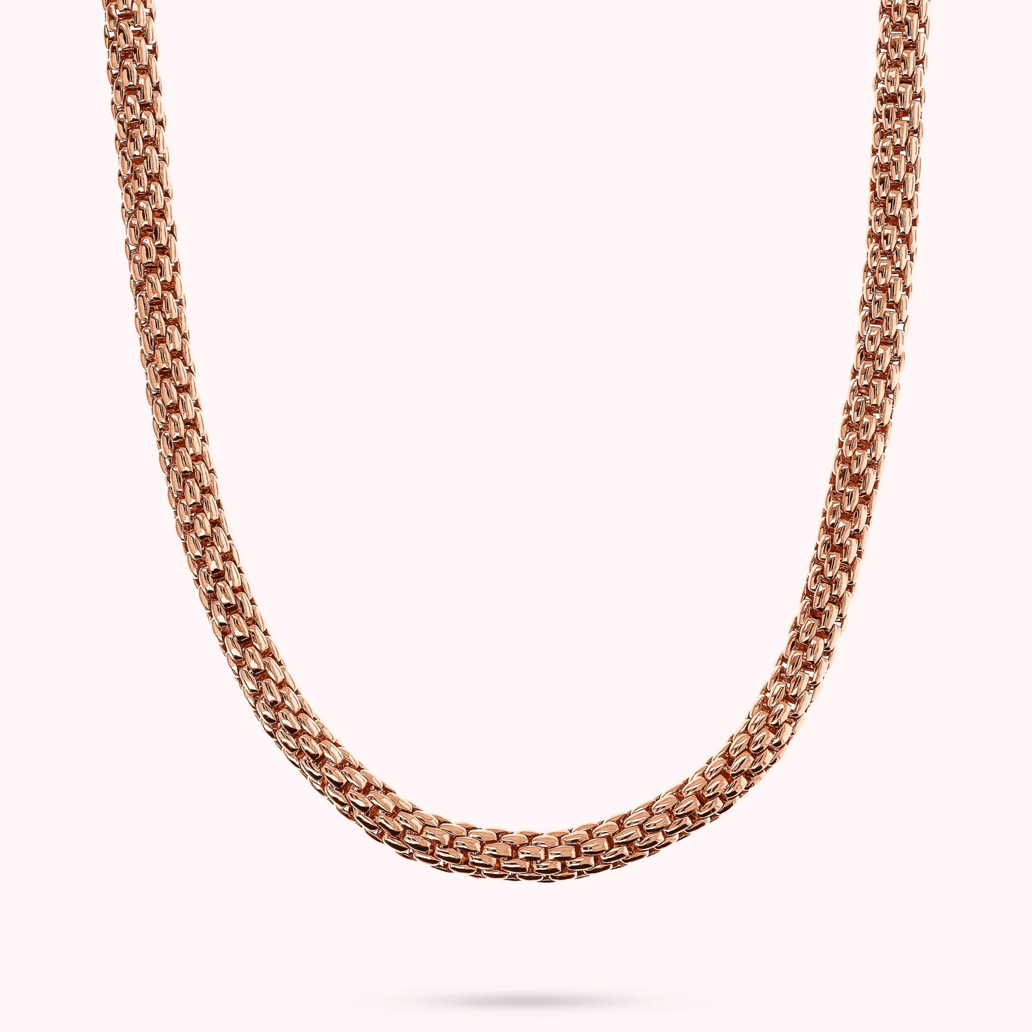 Popcorn Chain Maxi Choker Necklace