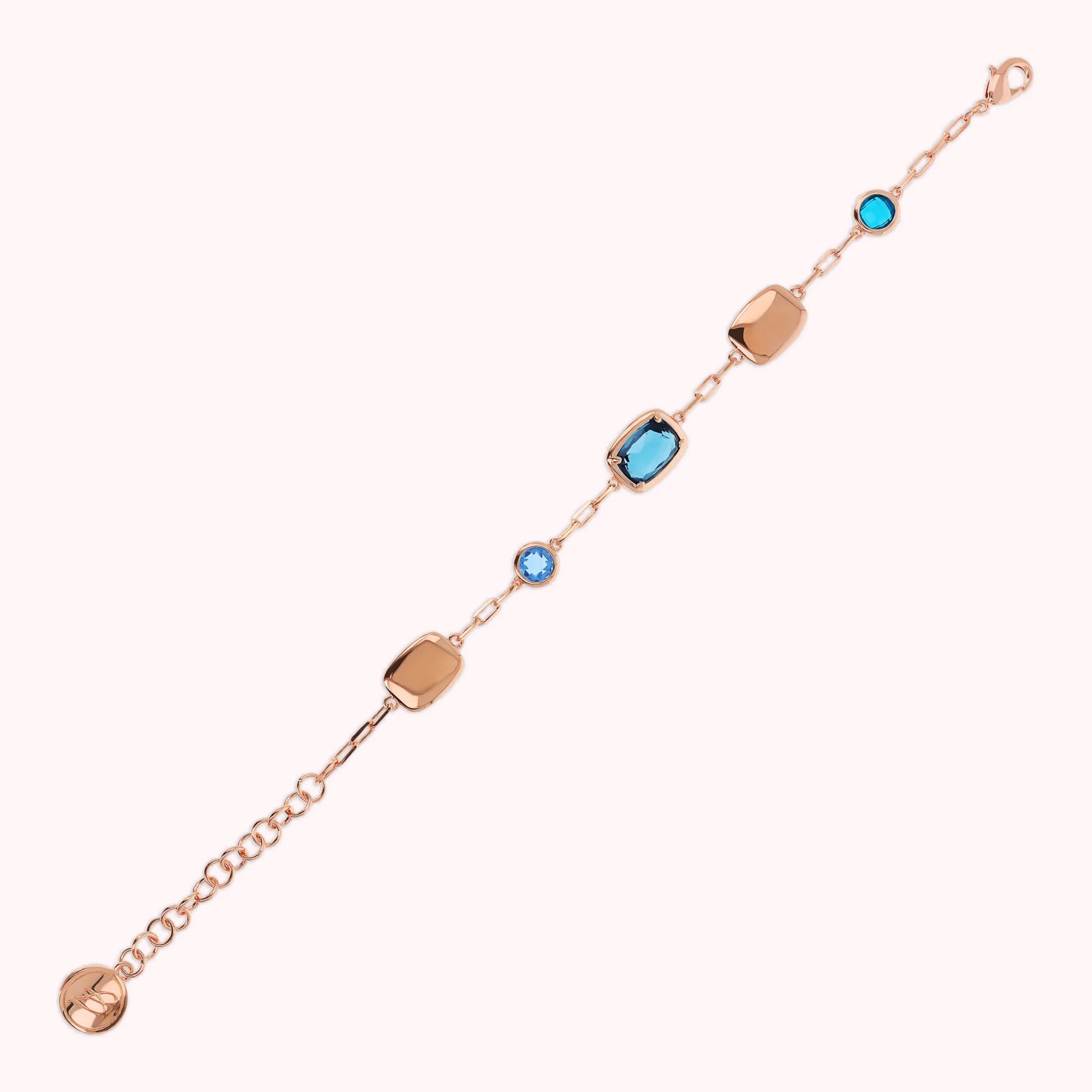 Bracciale con Pepite e Prisma Gem Tonde e a Baguette