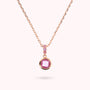 Forzatina Chain Necklace with Pavé and Round Gem Prism