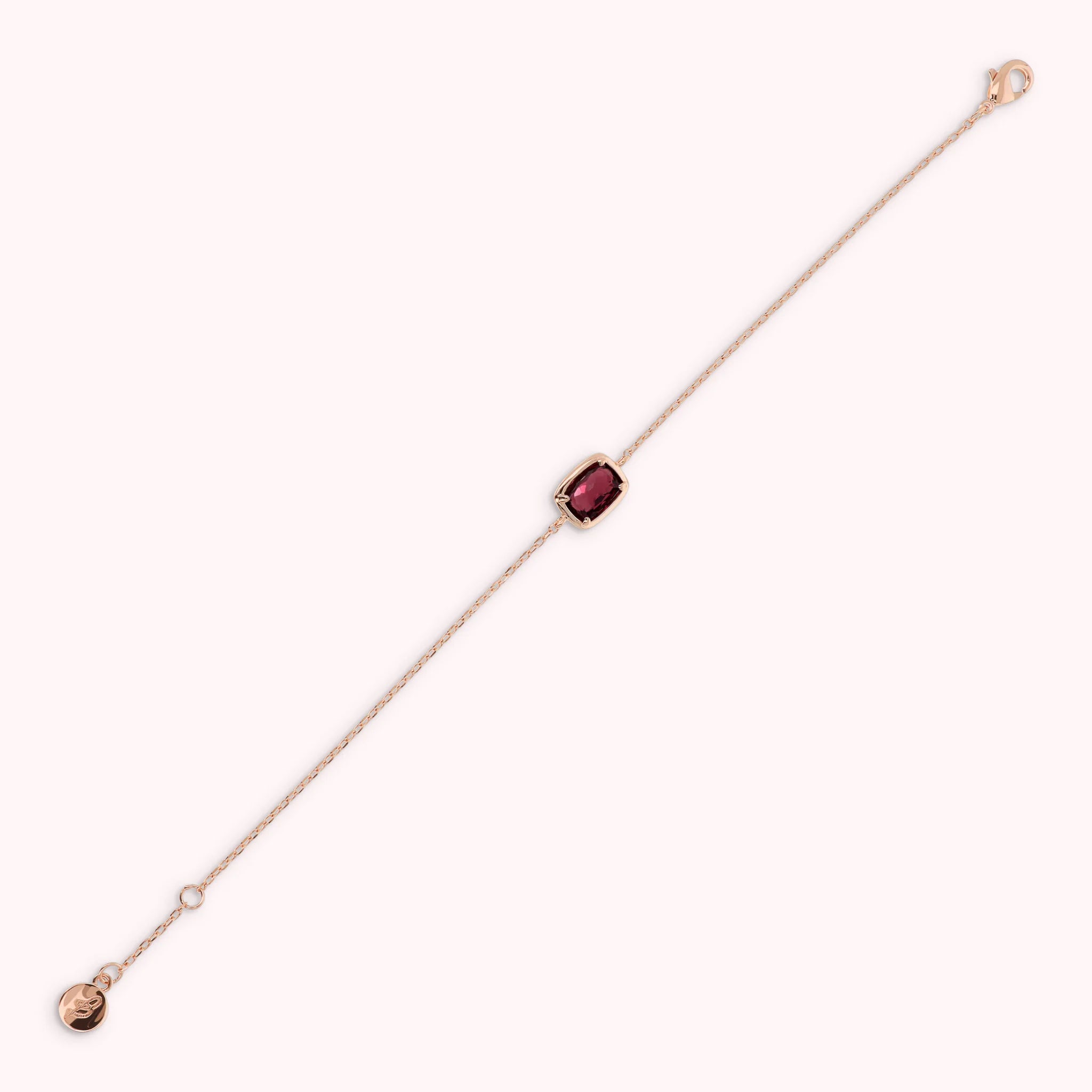 Armband mit Forzatina-Kette und Baguette-Prisma-Gem